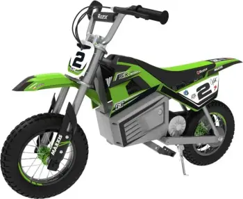 Biçikletë elektrike për fëmijë Razor SX350 Dirt, 24V, rrota 12", e gjelbër