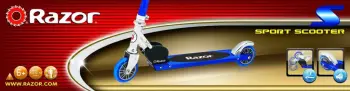 Trotinet Razor S, për fëmijë 6+, deri 100kg, i kaltër