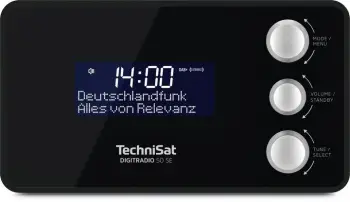 Radio TechniSat DigitRadio 50 SE, e zezë