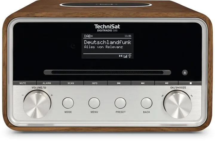 Radio TechniSat DigitRadio 586, e kaftë / argjendtë - 1