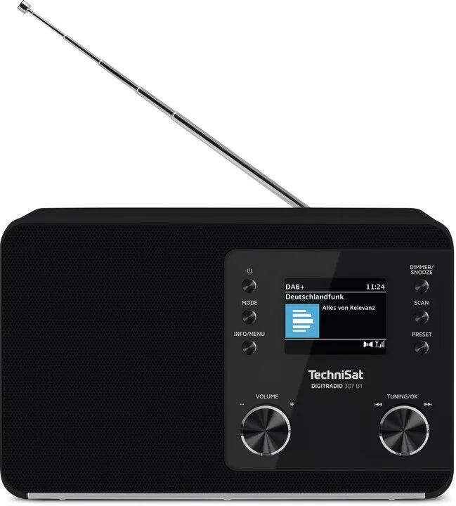 Radio TechniSat DigitRadio 307 BT, e zezë - 1