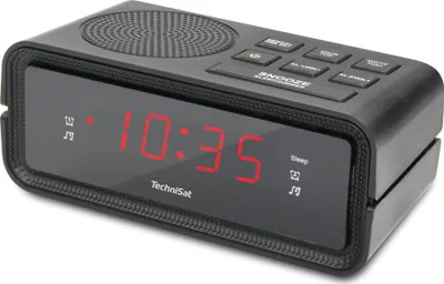 Radio orë me alarm Technisat 2, e zezë - 1
