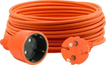 Kabllo zgjatëse Volteo H05VV-F, 2x1mm, 10m
