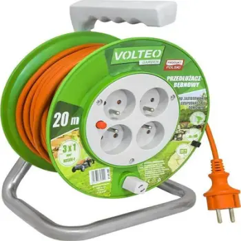 Kabllo vazhduese Volteo H05VV-F3 (VT-415-3015), 30m, e gjelbër