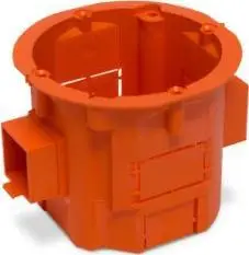 Kuti instalimi Volteo 60x60 DEEP Series, për prizë dhe çelës, portokalli