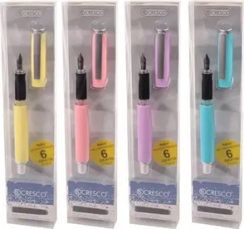 Stilolaps pastel Cresco Go Pen + 6 fishekë