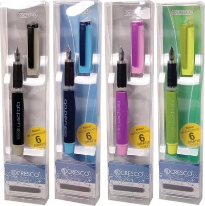 Set stilolaps Cresco Go Pen Colors + 6 mbushës për stilolaps - 1