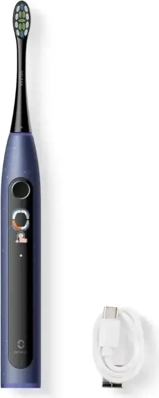 Furçë dhëmbësh sonike Oclean X Lite, elektrike, me ekran, blu e errët