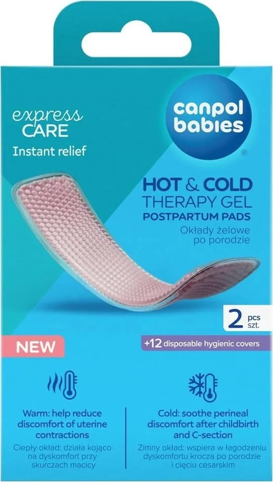 Kompresa xhel për terapi pas lindjes Canpol Babies për gra, 2 copë - 1