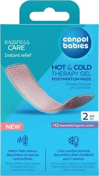 Kompresa xhel për terapi pas lindjes Canpol Babies për gra, 2 copë
