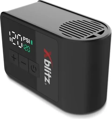 Pompa elektrike portative Xblitz Iway, 150 PSI, bateri 6000 mAh, e zezë - 2