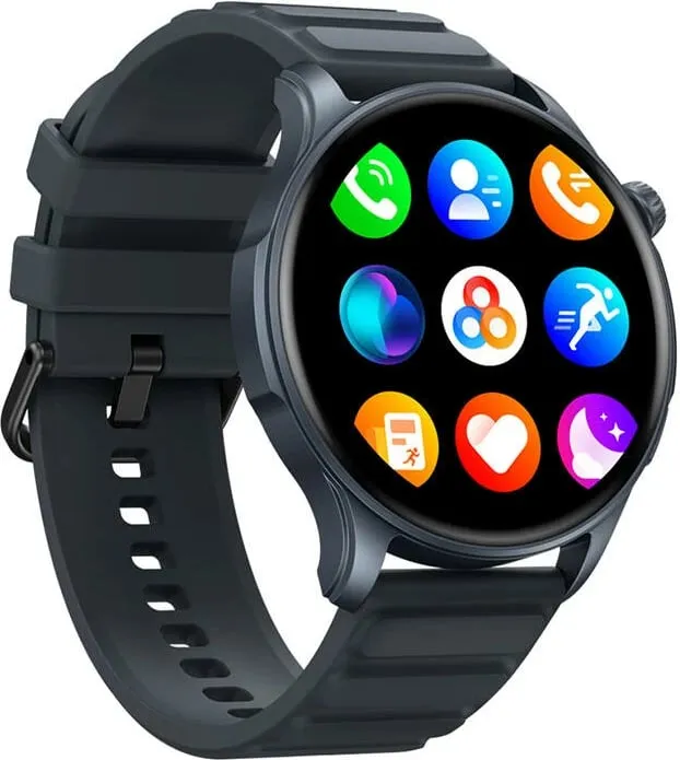 Smartwatch Zeblaze Btalk 3 Pro, ekran AMOLED, thirrje Bluetooth, i zi - 3