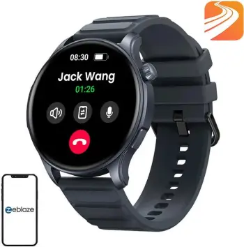 Smartwatch Zeblaze Btalk 3 Pro, ekran AMOLED, thirrje Bluetooth, i zi