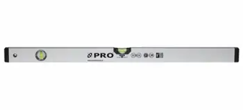 Nivel PRO Pro600, 60 cm, alumin, i argjendtë