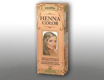 Balsam ngjyrues flokësh Venita Herbal Balms Henna Color 111, 75ml, bionde natyrale