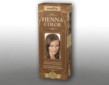 Balsam ngjyrues flokësh Venita Herbal Balms Henna Color 114 Golden Brown, 75ml, kafe e artë