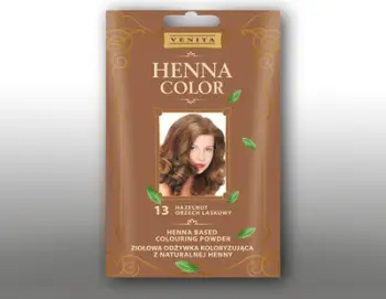 Balsam për flokë të ngjyrosur Venita Herbal, 13 Hazelnut, 30 g