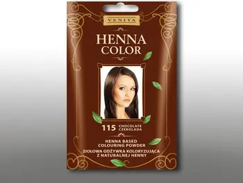 Ngjyrë për flokë për femra Venita Henna Color Herbal Conditioning Dye Çokollatë 30g