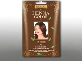 Ngjyrë për flokë për femra Venita Henna Color Herbal Conditioning Dye 15 Brown, 30g