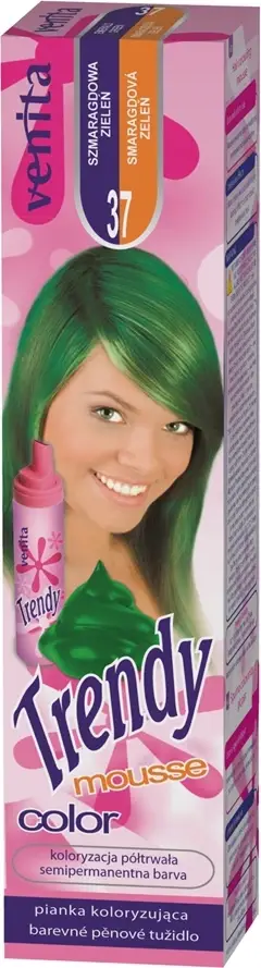 Ngjyrë për flokë Venita Trendy, 75ml, e gjelbër