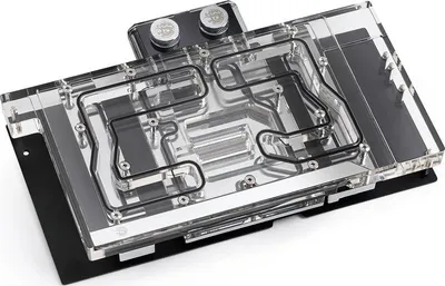 Blok uji për GPU BitsPower Classic Asus RTX 3070 TUF, ARGB, akrilik transparent, i zi e argjendtë - 1