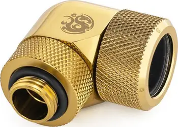 Adapter ftohës uji Bitspower Advanced Multi-Link, 90°, G1/4 në hardtube 16mm, ngjyrë bronzi