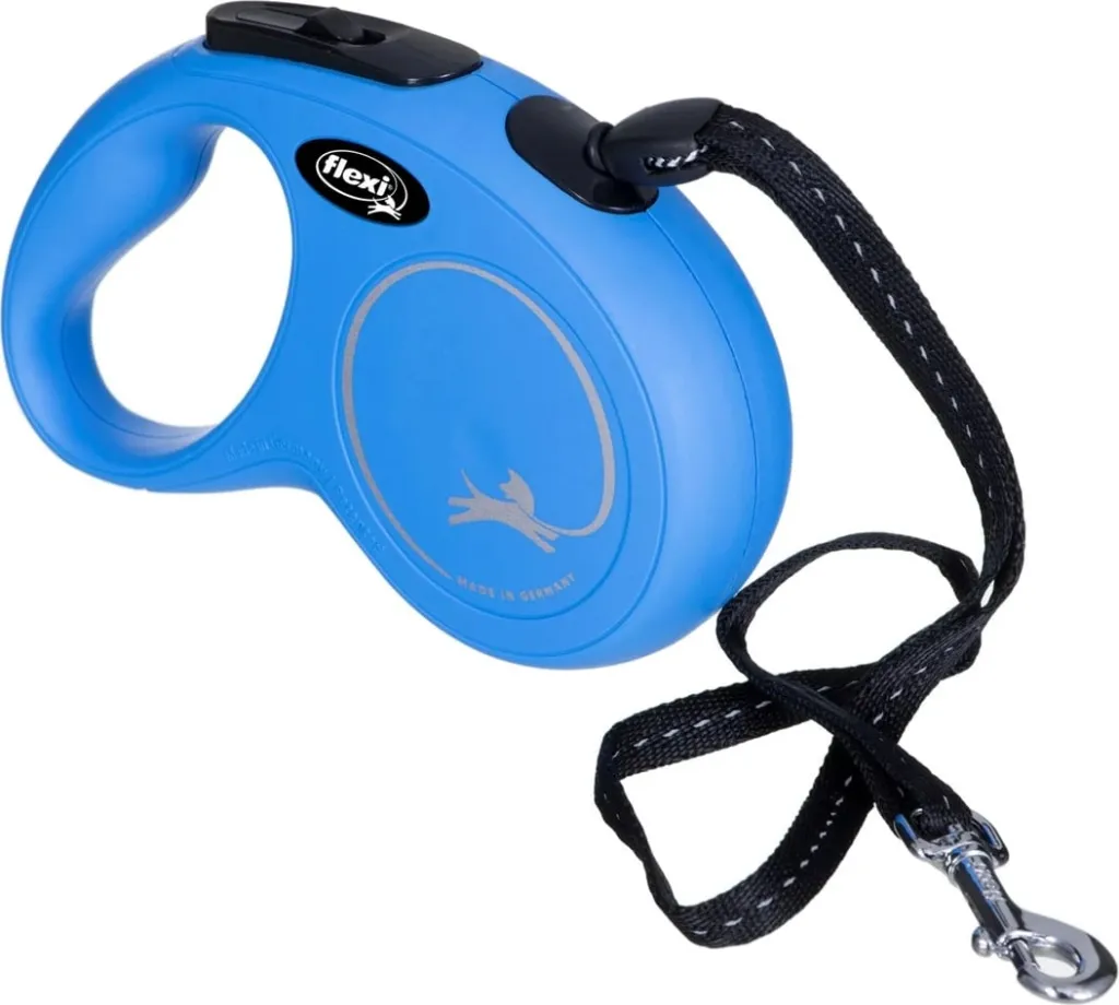 Rrip për qen Flexi Classic, S, 5 m, i kaltër - 4