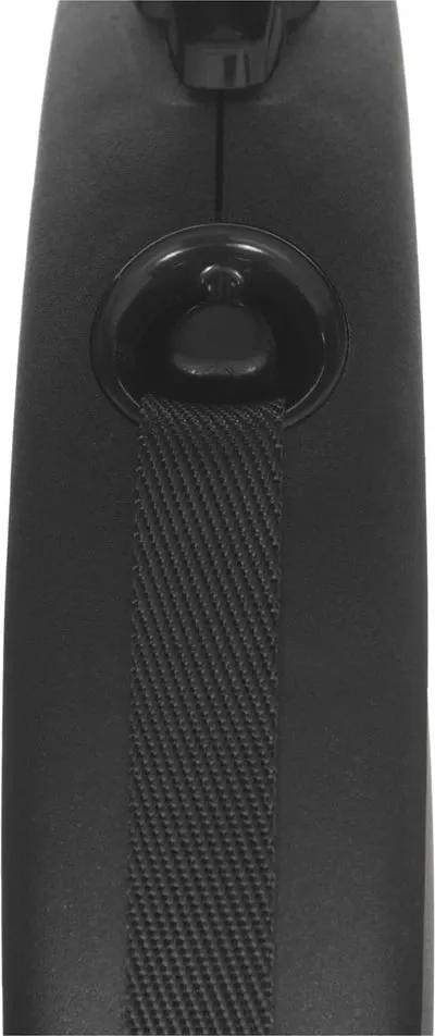 Rrip për qen Flexi Automatic, 5m, i zi - 4