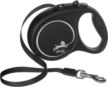 Rrip për qen Flexi Automatic, 5m, i zi