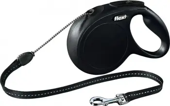 Rrip për qen Flexi Classic, 8 m, i zi