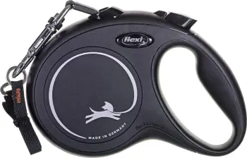 Zinxhir për qen Flexi, 5m, 50 kg, i zi