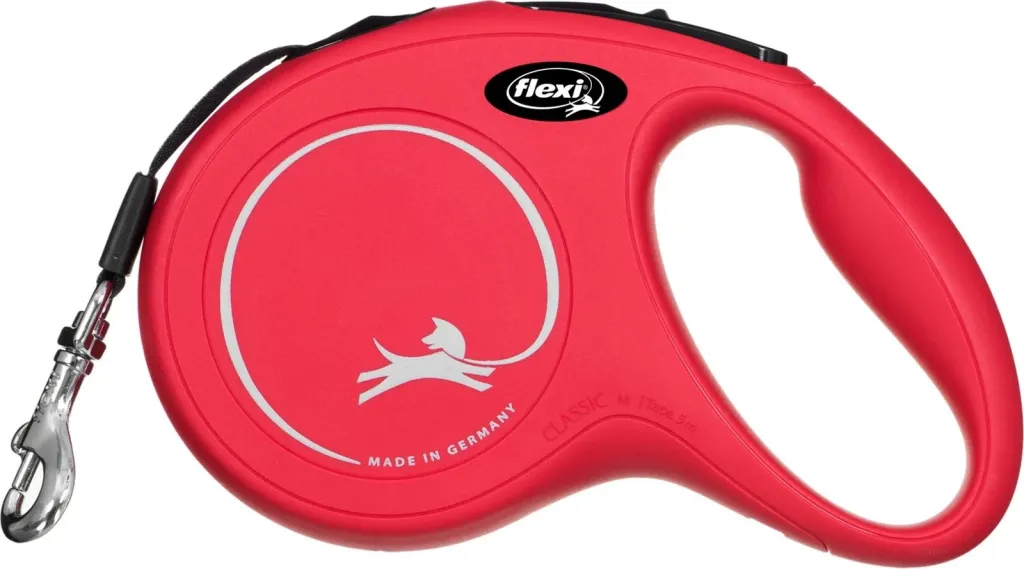 Rrip për qen Flexi, 5m, i kuq - 3