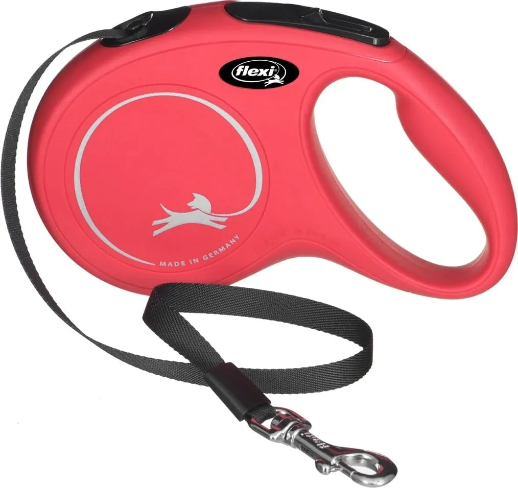 Rrip për qen Flexi, 5m, i kuq - 4