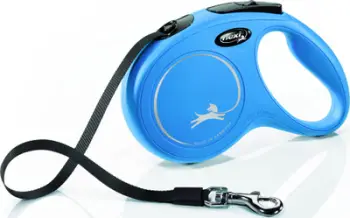 Litar për qen Flexi CLASSIC, M, 5m, i kaltër