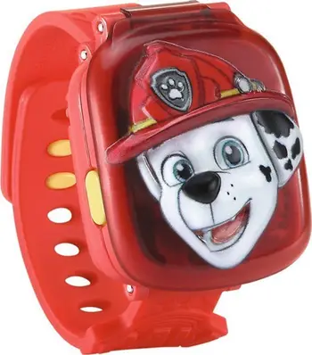 Ora interaktive VTech Paw Patrol Marshall, ekran me lojëra, për fëmijë 3+, e kuqe