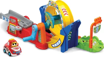 Lodër Vtech Toot Toot Launcher Cars Devil's Loop 360 - 1