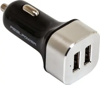 Karikues për makinë Realpower 176635, 2x USB A, 2.4A