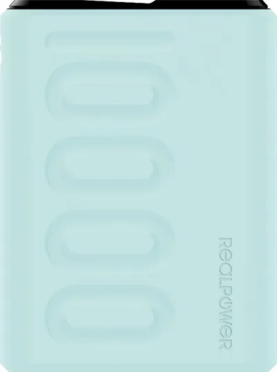 Powerbank RealPower PB-10000PD+, 10000mAh, i kaltër - 1