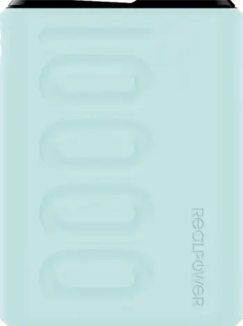 Powerbank RealPower PB-10000PD+, 10000mAh, i kaltër