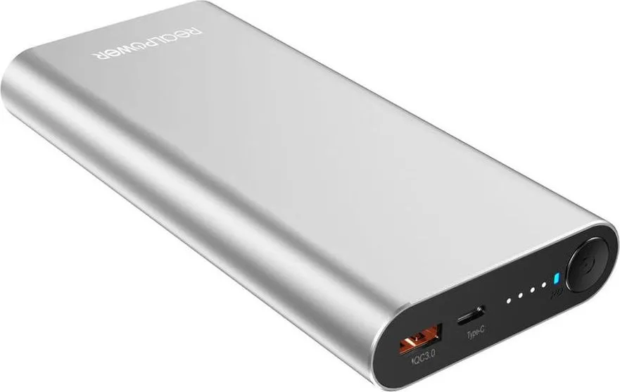 Powerbank Realpower PB-20000PD Pro, 20000mAh, i hirtë - 1