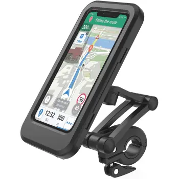Mbështjellës RealPower TourProtect për celular, mbajtës pasiv, magnetik, biçikletë/makinë, i zi