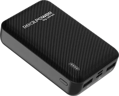 Powerbank Realpower PB-10000 SE, 10000mAh, USB, i zi - 1