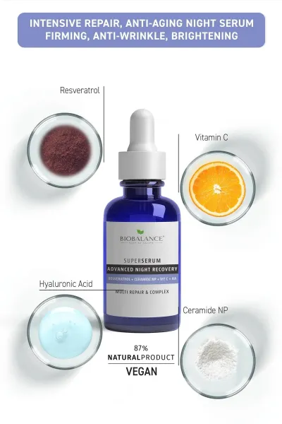 Serum për fytyrë Bio Balance Advanced Night Recovery Eye, 30ml - 2