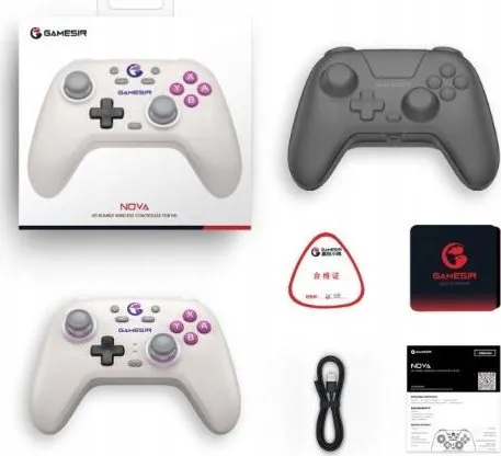 Kontroller GameSir T4n, wireless, i bardhë - 2