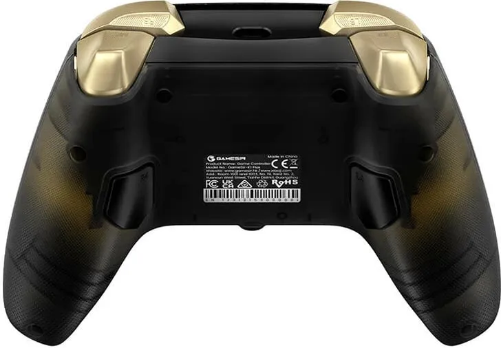 Gamepad Gamesir Kaleid Flux, me kabllo, RGB, transparent i zi - 4