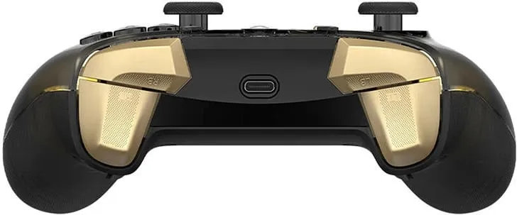 Gamepad Gamesir Kaleid Flux, me kabllo, RGB, transparent i zi - 5