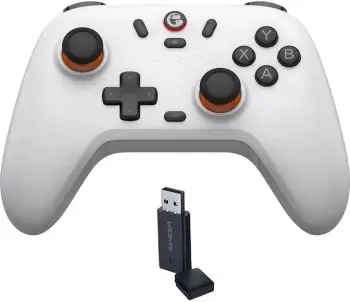 Gamepad GameSir T4n Lite wireless, i bardhë