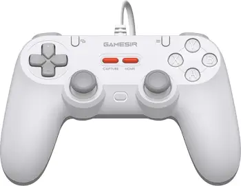 Kontrollor me kabllo, GameSir, T3 WT Tegenaria Lite, 1000 Hz, Hall effect sticks, dy motorë dridhje, e bardhë