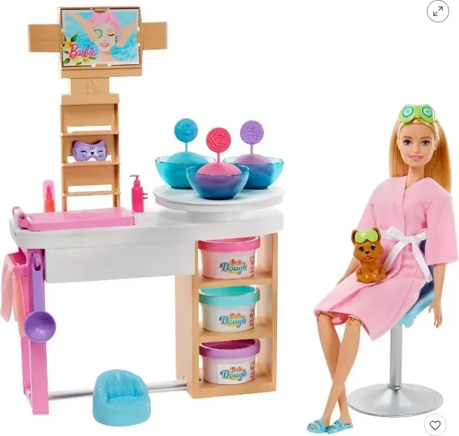 Set lodër për vajza barbie face mask spa day - 2