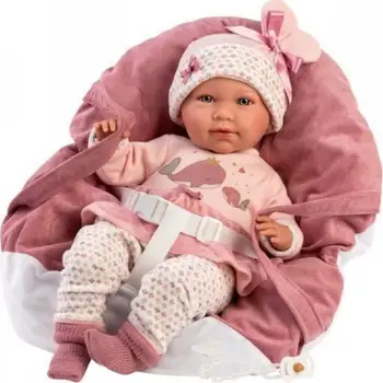 Kukull bebe Llorens Mimi, 42 cm, me funksion të qarit, multingjyrëshe